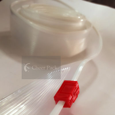 Επαγγελματικό μίνι κόκκινο ziplockk φερμουάρ για την τσάντα PVC, χρώμα που προσαρμόζεται