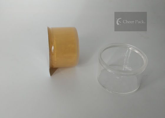 Σαφές μικρό στρογγυλό σαφές υλικό διαφανές χρώμα βαθμού τροφίμων πλαστικών εμπορευματοκιβωτίων