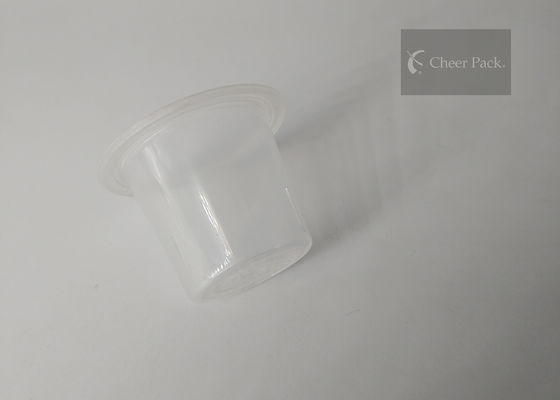 Σαφές μικρό στρογγυλό σαφές υλικό διαφανές χρώμα βαθμού τροφίμων πλαστικών εμπορευματοκιβωτίων