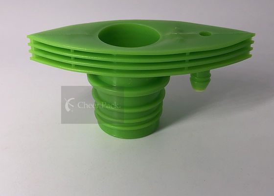 Πλαστική συστροφή δύο σωλήνων από την ΚΑΠ για την πλαστική συσκευασία τσαντών οξυγόνου, πράσινο χρώμα