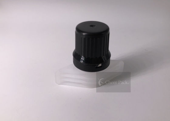 Μαύροι σωλήνες ΚΑΠ 9.6mm συστροφής πολυαιθυλενίου χρώματος για τη στάση επάνω στη σακούλα