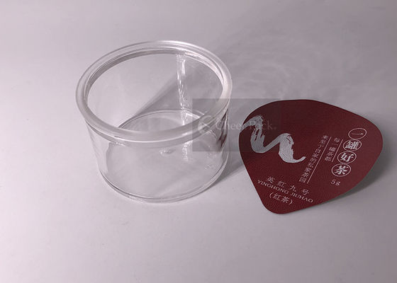 Επαγγελματικό διαφανές μικρό πλαστικό γραμμάριο Contaciners 35 για τη συσκευασία τσαγιού