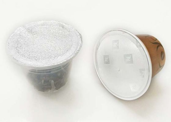 Επαναληπτικής χρήσεως επαναχρησιμοποιήσιμοι λοβοί καφέ Semitraparent με το πάχος 1.2mm