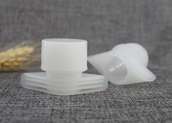 Ανθεκτικό πλαστικό ακροφύσιο σακουλών τροφίμων με την κάλυψη 24.5mm εξωτερικό μέσο μέγεθος διαμέτρων