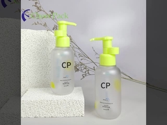 Στρογγυλό κάτω μπουκάλι σαμπουάν συσκευασία πρέσα μπουκάλι λάδι μπάνιου πλαστικό μπουκάλι γέλιο πλύσης και ντους