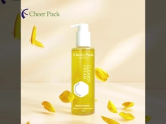 Μπουκάλι συσκευασίας αιθέριας ελαίου σώματος 150 ml 210 ml Διαυγές πλαστικό σαμπουάν Custom Lotion Hair Oil Pump