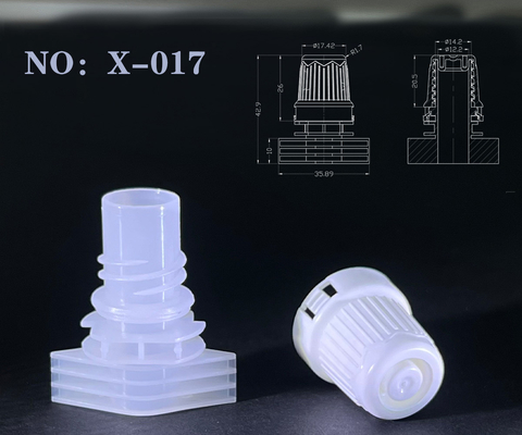 PE πλαστικό καπάκι Spou με εσωτερική διάμετρο 12 mm για το νερό Perm και το μαύρο λάδι
