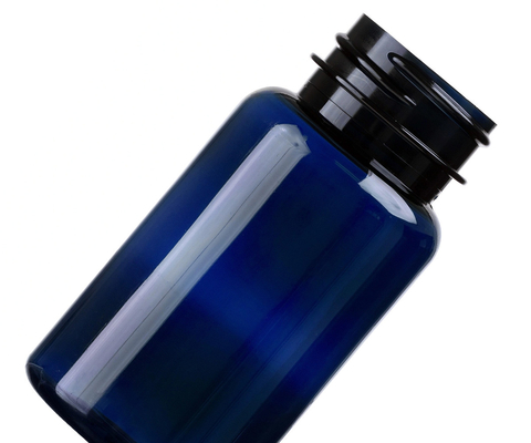6.75 Oz 200 Ml Αμπερό σκούρο πράσινο Πολυέστερ Υγειονομικό Προϊόν πλαστικό Συσκευαστικό Μπουκάλι Κεπάκι 38mm 38-400
