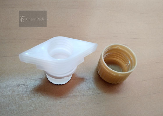Οι άσπροι σωλήνες ΚΑΠ συστροφής βαθμού τροφίμων για τη πλαστική τσάντα, 52mm συγκολλούν το μέγεθος με θερμότητα