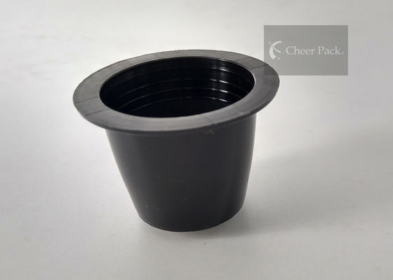 Μαύρο χρώματος εντερικό ντυμένο καφέ μηχανών επαναληπτικής χρήσεως γραμμάριο ικανότητας 8 καψών κενό