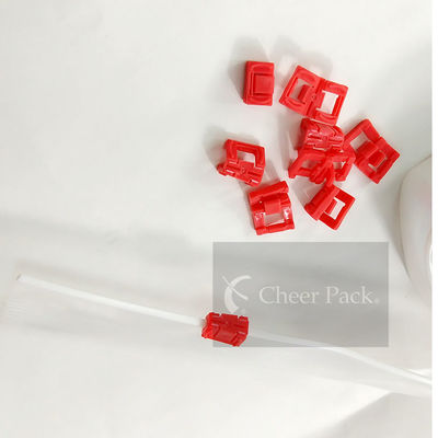 5 ziplockk χιλιογράμμου PP κόκκινο χρώμα φερμουάρ για τη πλαστική τσάντα, κλειδαριά φερμουάρ τσαντών