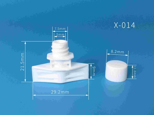 5 mm πλαστικό καπάκι για χρήση σε συσκευασία τσάντας για συσκευασία τροφίμων και καλλυντικών