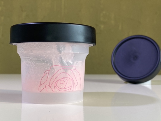 100 ml Κρέμα Jar Κοσμητική συσκευασία 60mm Συνολικό ύψος