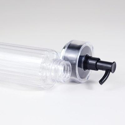 140ml μπουκάλια καλλυντικών PET για λοσιόν, αιθέρια έλαια με αντλία