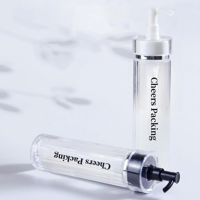 140ml μπουκάλια καλλυντικών PET για λοσιόν, αιθέρια έλαια με αντλία
