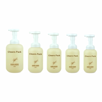 500 ml μπουκάλι PET Mousse για καλλυντικά προϊόντα Mousse Lotion Scream Shampoo