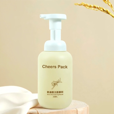 500 ml μπουκάλι PET Mousse για καλλυντικά προϊόντα Mousse Lotion Scream Shampoo