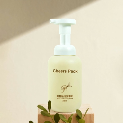 500 ml μπουκάλι PET Mousse για καλλυντικά προϊόντα Mousse Lotion Scream Shampoo