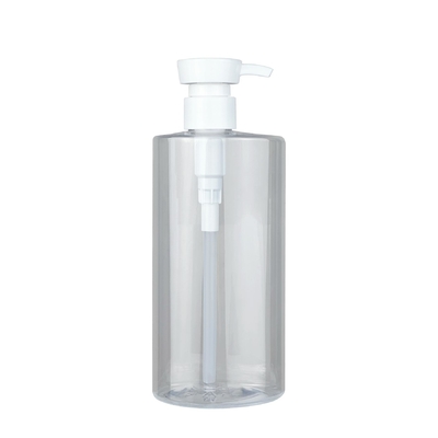Νέο σχεδιασμό κοντέινερ καλλυντικών 150ml/500ml Συσκευή περιποίησης δέρματος λευκό μπουκάλι PET με αντλία λοσιόν