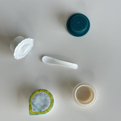 10ml Προσαρμοσμένα Κύπελλα PP Πλαστικού με Λογότυπο για Κρέμες Καλλυντικών με Αλουμινόχαρτο