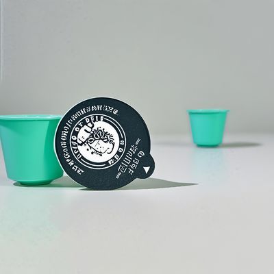 10 ml πλαστικά φλιτζάνια PP με καπάκια από χαρτί αλουμινίου