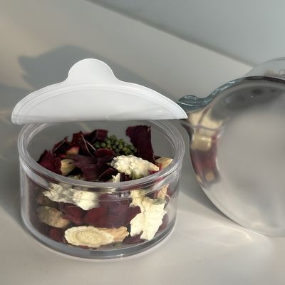 30 ml PP/PS πλαστικό φλιτζάνι με κάλυμμα από φύλλο αλουμινίου για συσκευασία τροφίμων