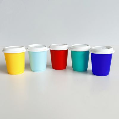 Disposable PP Cup with 35ml Capacity Food Grade Plastic Capsule Cup for Customized Logo Packaging