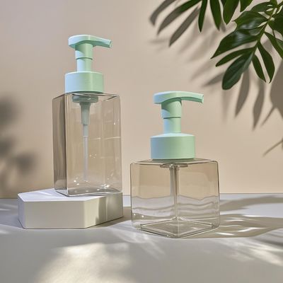 Κετράδιο μπουκάλι αντλίας κοσμητικής λοσιόν με υλικό PET και αντλία πίεσης για συσκευασία φροντίδας του δέρματος