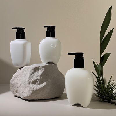 Πλαστικό μπουκάλι σε σχήμα δοντιού 100-250ml με αντλία πιέσεως για σαπούνι χεριών, λοσιόν μαλλιών, απολυμαντικό χεριών, προσαρμόσιμο λογότυπο