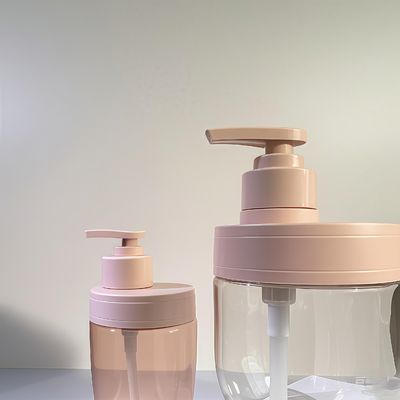400ml 500ml Πλαστικό καλλυντικό μπουκάλι PET με αντλία πιέσεως για αιθέριο έλαιο, σαμπουάν και λοσιόν