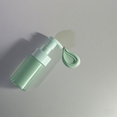 100ml 120ml 160ml Πλαστικό καλλυντικό μπουκάλι PET για σαμπουάν, λοσιόν, αφρόλουτρο με αντλία πιέσεως και προσαρμοσμένο χρώμα
