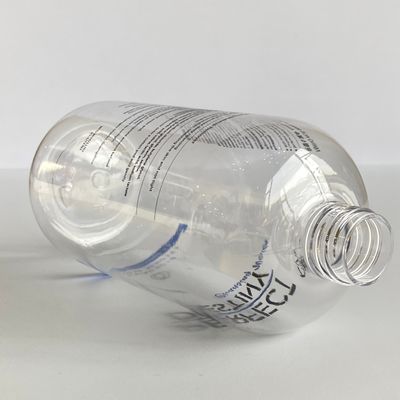 Προσαρμοσμένο Τυπωμένο Πλαστικό PET Κυλινδρικό Μπουκάλι Λοσιόν με Καπάκι Flip Top για Σαμπουάν και Αφρόλουτρο