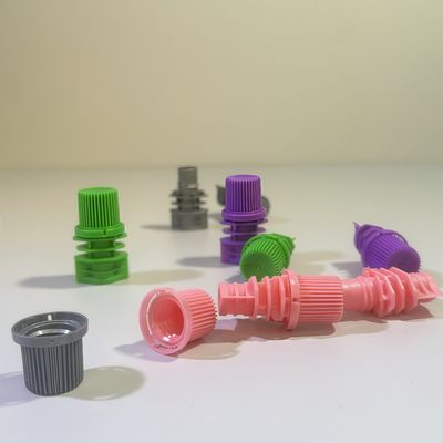 8.6mm Inner-Dia PE Plastic Screw Cap Portable and Durable Spout Lids for Spouted Pouches
