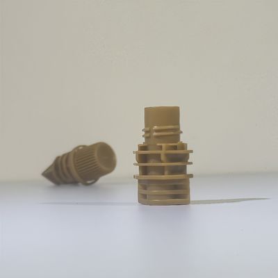 Τροφική ποιότητα 10mm PE πλαστικό καπάκι με βίδα με κάλυμμα Flip Top Spout Safe Rim for Kids Jelly Products Ευέλικτη συσκευασία σάκου