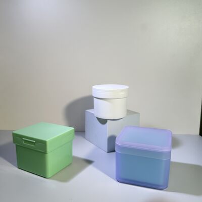 100 Φύλλα Βαμβακερό Επένδυμα Περιποίησης Δέρματος Μαζική Παραγγελία Πλαστικά Βάζα με Αφαιρούμενο Εσωτερικό από PP Τροφίμων για Εταιρείες Καλλυντικών/OEM