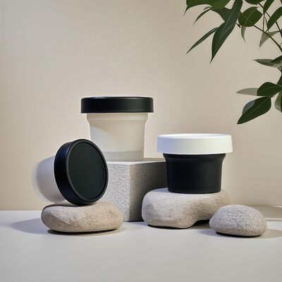 Πλαστικό δοχείο PP ποιότητας τροφίμων 50-120ml με βάση PET για κρέμα καλλυντικών, λοσιόν σώματος, σνακ, καραμέλα, μπισκότο, γάλα αποθήκευσης