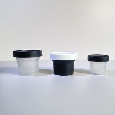 Πλαστικό δοχείο PP ποιότητας τροφίμων 50-120ml με βάση PET για κρέμα καλλυντικών, λοσιόν σώματος, σνακ, καραμέλα, μπισκότο, γάλα αποθήκευσης