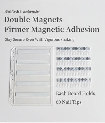 Αποσπώμενη Ακρυλική Μαγνητική Πλακέτα Επίδειξης Νυχιών με Ντεγκραντέ Χρώματα 120/180/240 Αποχρώσεις για Πλαστικό Εργαλείο Προμήθειες Τζελ Νυχιών