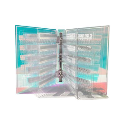 Αποσπώμενη Ακρυλική Μαγνητική Πλακέτα Επίδειξης Νυχιών με Ντεγκραντέ Χρώματα 120/180/240 Αποχρώσεις για Πλαστικό Εργαλείο Προμήθειες Τζελ Νυχιών