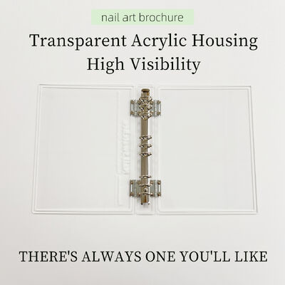 Αφαίρετο Διαφανές Ακρυλικό Μαγνητικό Πίνακα Εμφάνισης 120/180/240 Χρώματα Βιβλίο πλαστικό εργαλείο για τα μαγιάκια Made Gel