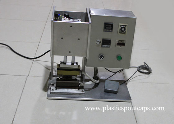 Χειρωνακτική σφραγίζοντας μηχανή σακουλών σωλήνων για τα καλύμματα ακροφυσίων