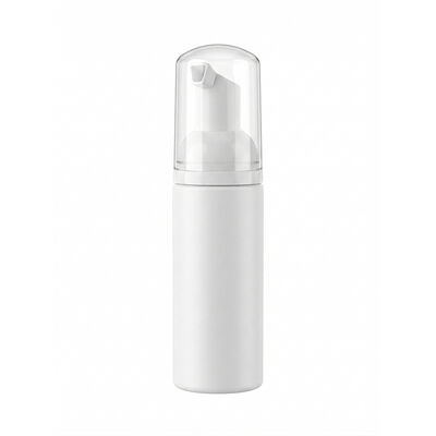 60ml Empty White PET Foam Pump Bottle Refillable Facial Foam Dispenser Custom Cosmetic Foaming Soap Packaging Container