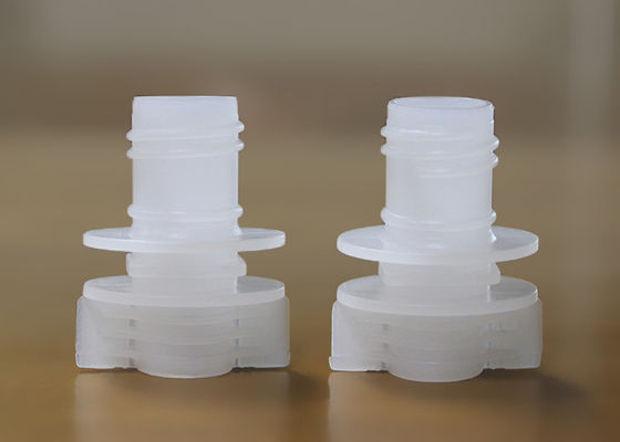 Άσπρα πλαστικά καλύμματα κάλυψης βιδών σωλήνων που σφραγίζουν στο πλυντήριο καθαριστικό Doypack