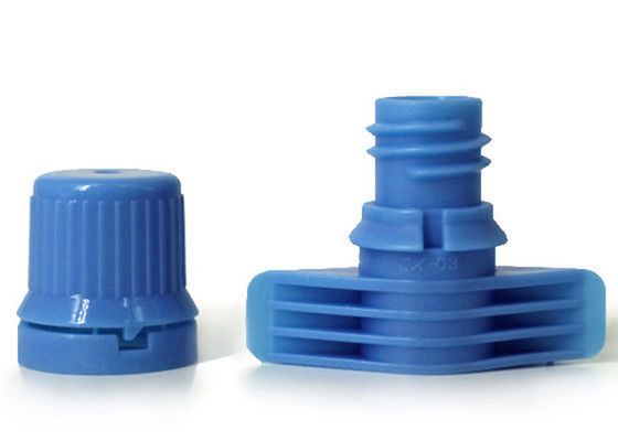Μπλε λαμπρά καλύμματα σωλήνων 9.6mm Doypack πλαστικά