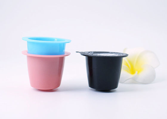 Χρωματισμένος κενός πλαστικός επαναχρησιμοποιήσιμος λοβός καψών καφέ 7ml
