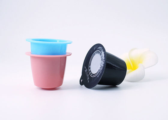 Χρωματισμένος κενός πλαστικός επαναχρησιμοποιήσιμος λοβός καψών καφέ 7ml